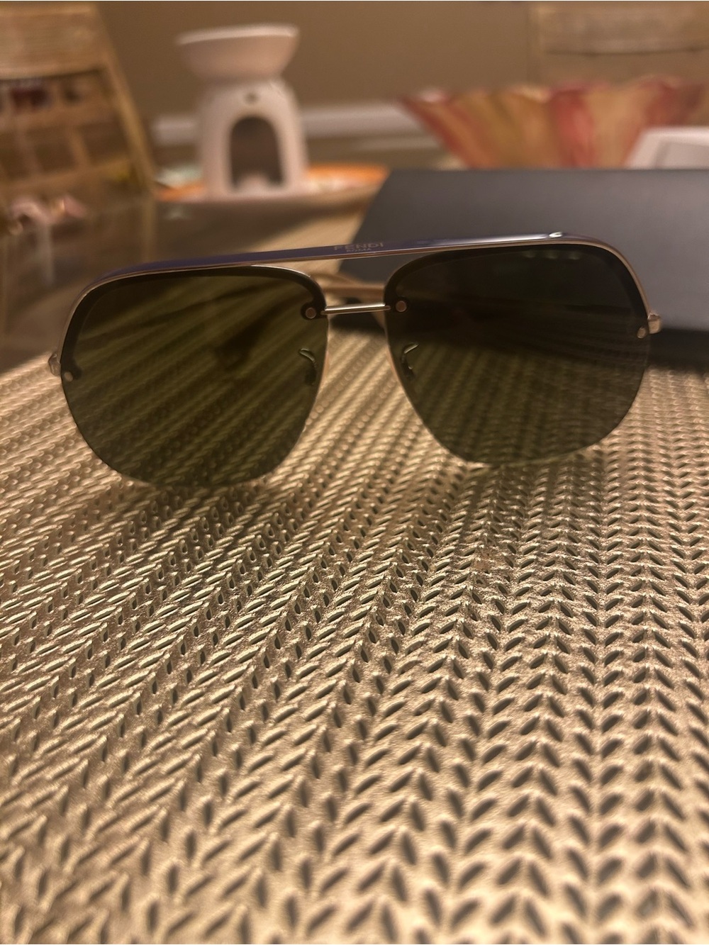Fendi Sunglasses w/Leather Fendi Case - New!